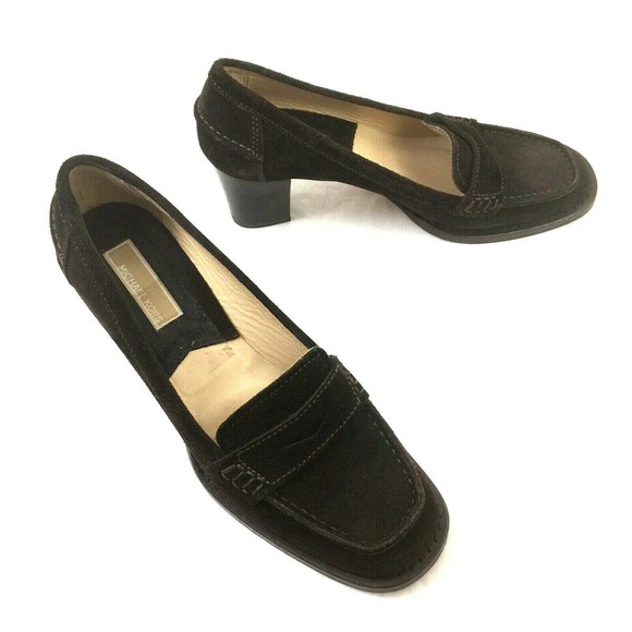 Michael Kors Collection Penny Loafer Pump Suede 7 - Picture 7 of 8